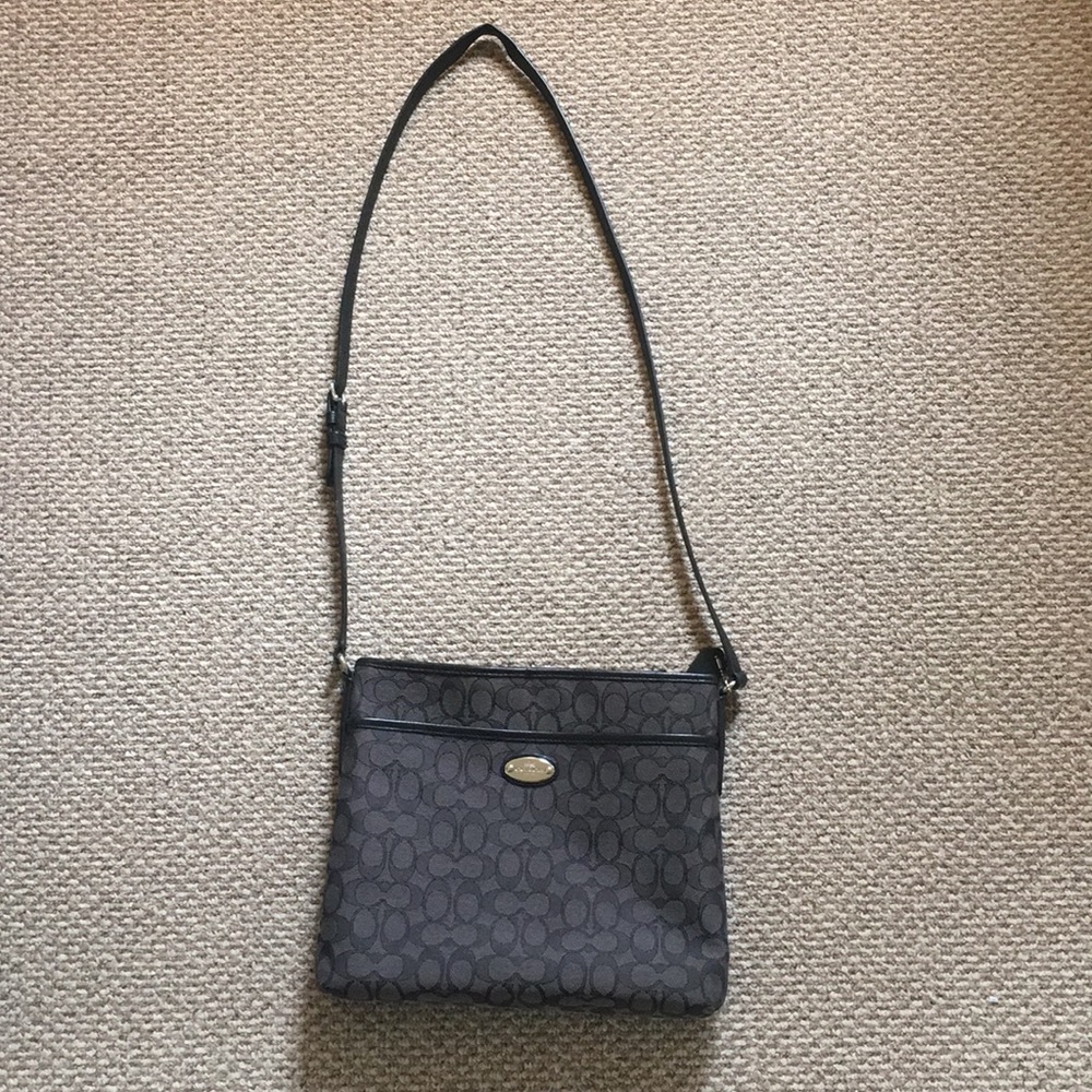 Black Coach Cross Body Bag